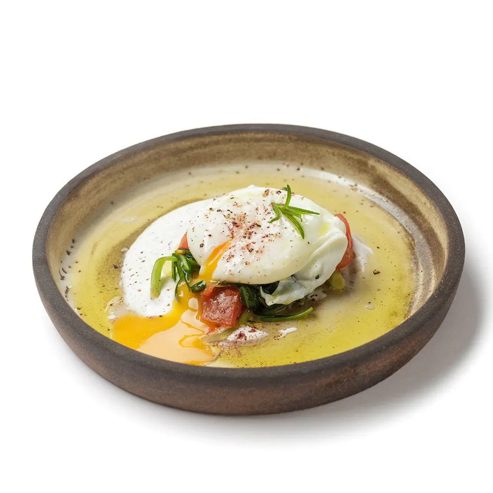 Recipe Vasilis Leonidou Poached eggs extra virgin olive oil