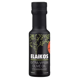 100ml bottle Elaikos Megaritiki extra virgin olive oil