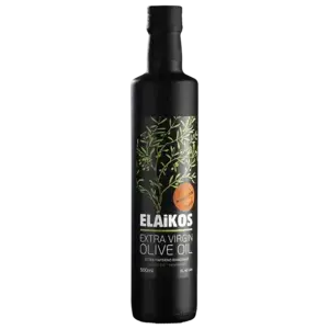 Elaikos Thasitiki Selection extra virgin olive oil bottle front view